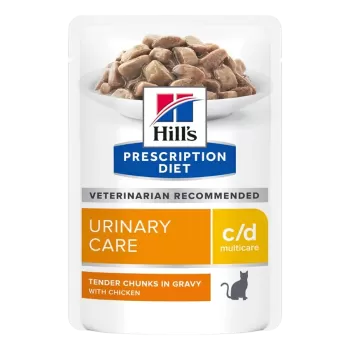 Hills PD C/D Tavuklu Kedi Pouch 12x85G
