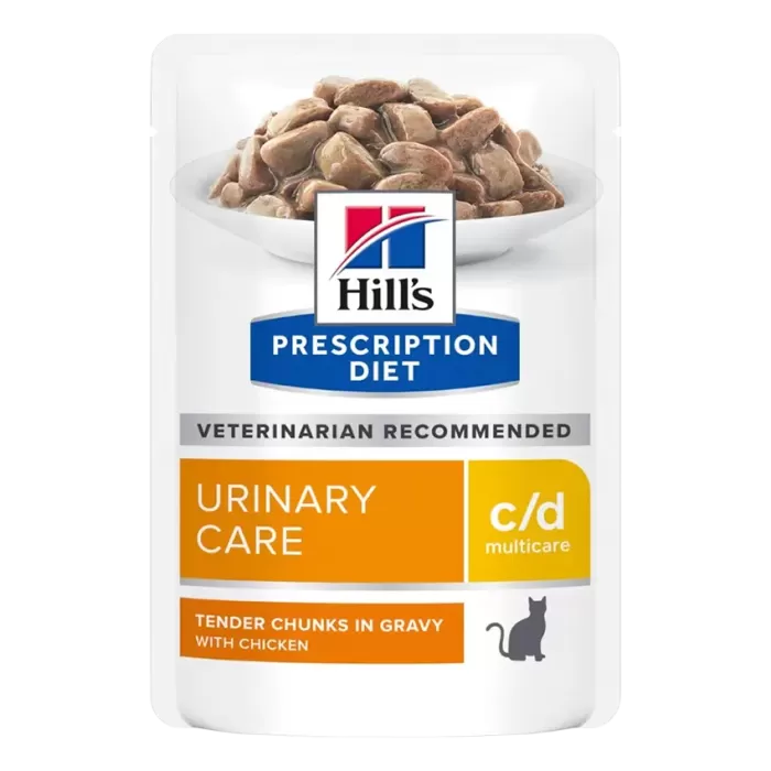 Hills PD C/D Tavuklu Kedi Pouch 12x85G