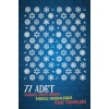 Yeni Yıl Kar Taneleri Sticker Seti - Kış Temalı Kar Taneleri