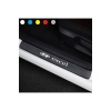 Hyundai Excel İçin Uyumlu Aksesuar Oto Kapı Eşiği Sticker Karbon 4 Adet