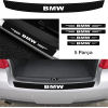 Bmw 520 İçin Uyumlu Aksesuar Oto Bağaj Ve Kapı Eşiği Sticker Set Karbon
