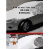 Porsche Taycan ölçülerine Uyumlu Ön Cam Kar ve Buz brandası