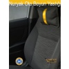 Subaru Oto Modellerine Uygun Koltuk Boyun Yastığı Sarı Şerit 2 Adet