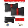 Tata Oto Modellerine Uygun Koltuk Boyun Yastığı Kırmızı Şerit 2 Adet