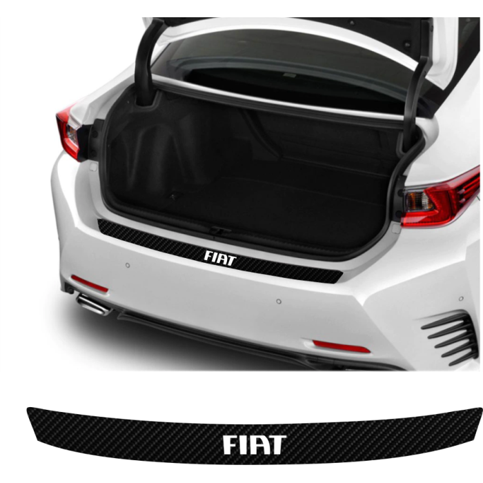 Fiat Coupe İçin Uyumlu Aksesuar Oto Arka Tampon Bagaj Koruyucu Sticker 92*7 Cm