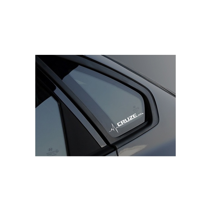 Chevrolet Cruze İçin Uyumlu Aksesuar Yan Cam Sticker Oto Kapı 20*7 Cm