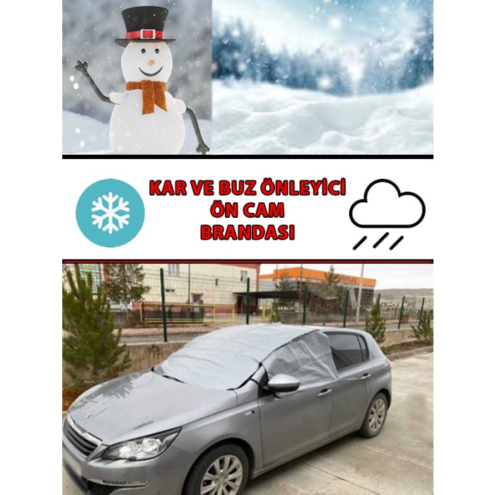 BMW  ölçülerine Uyumlu Ön Cam Kar ve Buz brandası