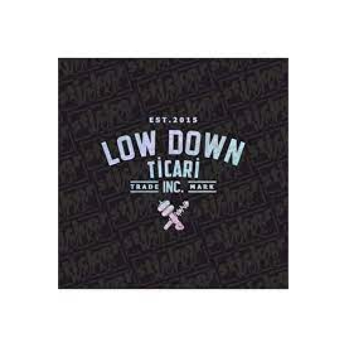 Low Down Ticari Arka Cam Hologram Sticker