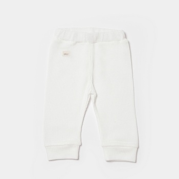 Bibaby Biorganic Waffle Smile Bebek Pantolon 57900 Ekru