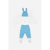 Bibaby Biorganic Bunny 3Lü Bebek Takım 73326 Mavi