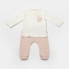 Bibaby Biorganic Koala Jungle 2Li Bebek Takım 59776 Pembe