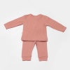 Bibaby Biorganic Waffle Smile 2Li Takım 59785 Red-Brown