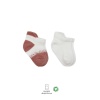 Bistyle 2Li Penye Sneakers Çorap BS20105 Ekru Pudra