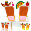 Sombrero Hawaii Fiesta Meyve Figürlü Yaza Merhaba Gözlük
