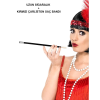 192039ler 199039lar Gatsby Kadın Aksesuar Seti – Kırmızı Charleston Saç Bandı Ve Lık