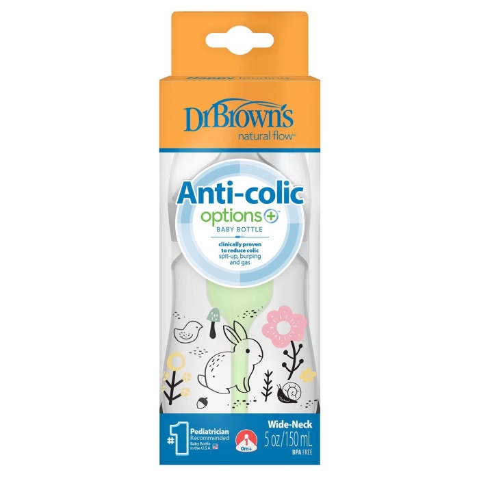 Dr.Browns Geniş Ağız PP Antikolik Options Biberon  150ml Kız