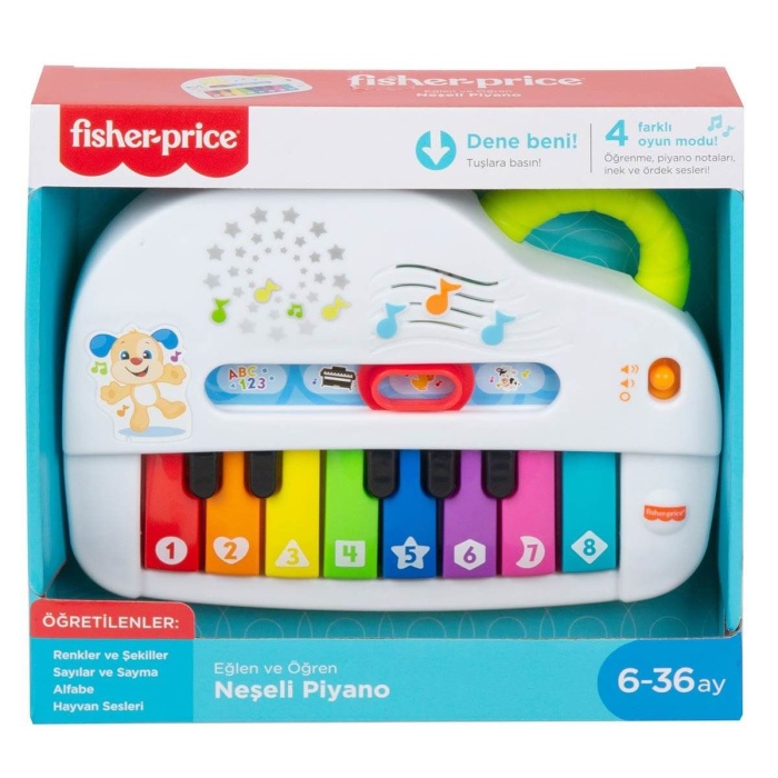 Fisher Price LnL Eğlen ve Öğren Neşeli Piyano (Türkçe) GTW20