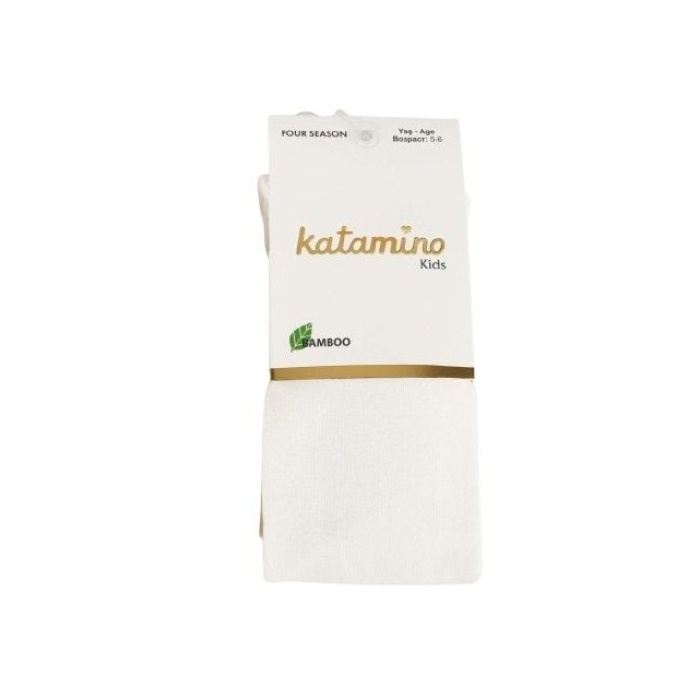 Katamino Mirabel Kız Bambu Külotlu Çorap K30207 Krem