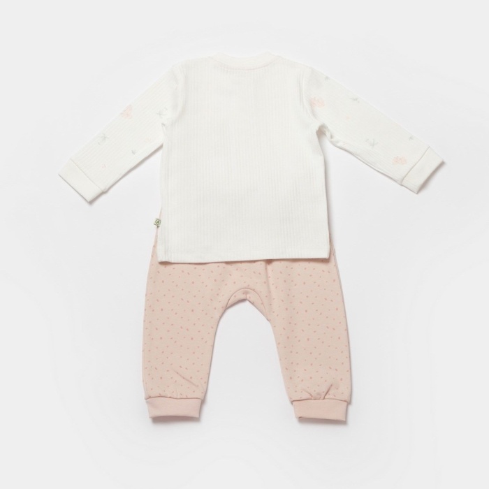 Bibaby Biorganic Koala Jungle 2Li Bebek Takım 59776 Pembe