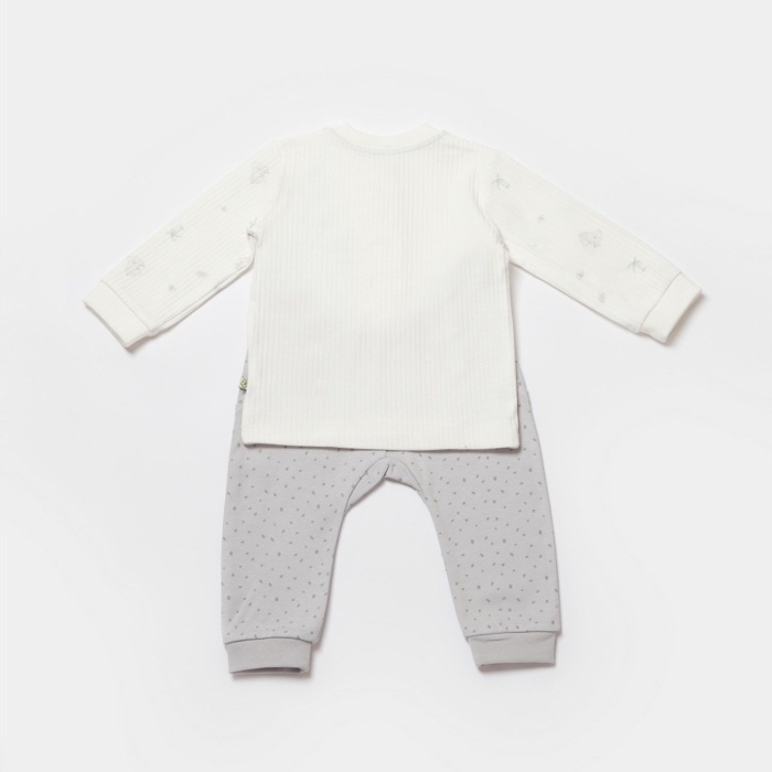 Bibaby Biorganic Koala Jungle 2Li Bebek Takım 59776 Gri