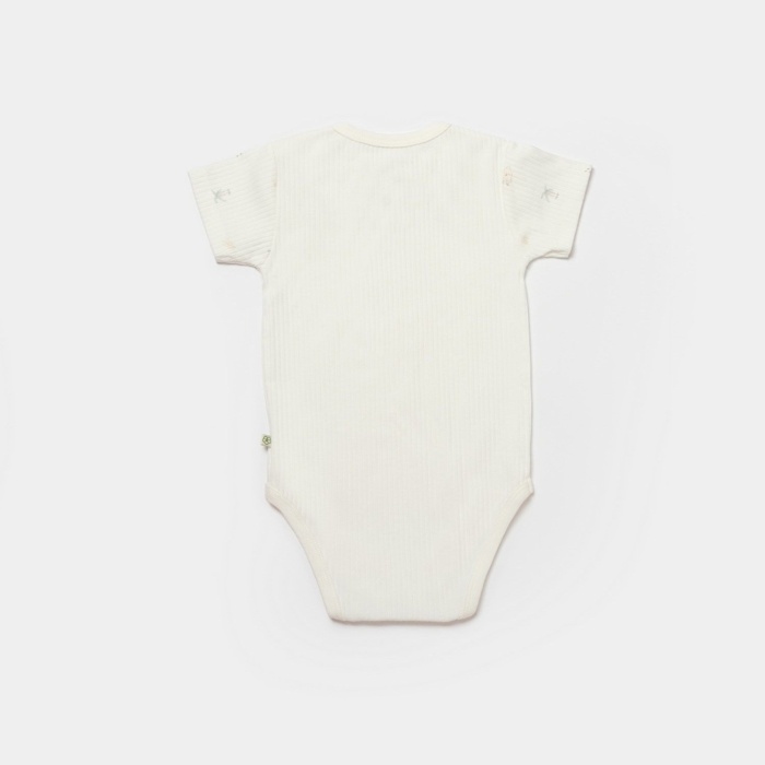 Bibaby Biorganic Koala Jungle Kısa Kol Bebek Body 56972 Mint
