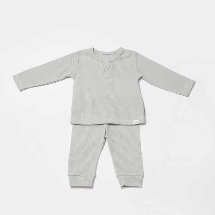 Bibaby Biorganic Waffle Smile 2Li Takım 59785 Mint