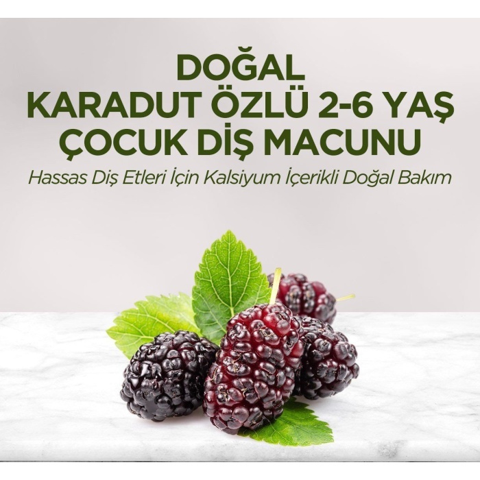Eyüp Sabri Tuncer Doğal Karadut Özlü Diş Macunu 2-6 Yaş 60ml