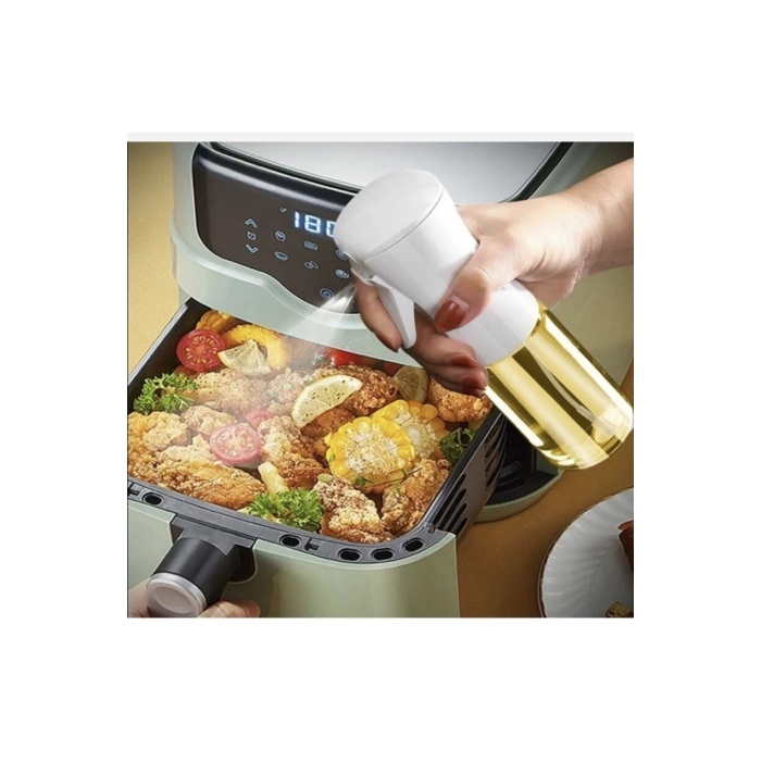 Sprey Yağdanlık, Airfryer Için Yağdanlık, Püskürtmeli Sprey Cam Şişe Zeytinyağı Sirke YağPüskürtücü