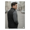 Erkek İçi Polarlı Siyah Yelek ,Su Geçirmez 4 Cepli Yelek