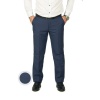 Erkek Armüllü Koyu Indigo Keten Pantolon(8) Erkek Klasik Pantolon