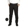 Erkek Siyah Cotton Regular Fit Kumaş Pantolon (black)