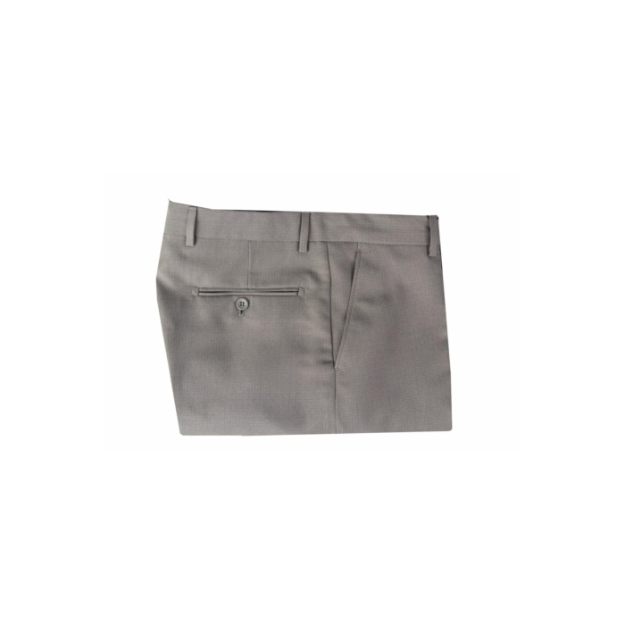 Erkek Gri Regulerfit Flamefek Kumaş Pantolon