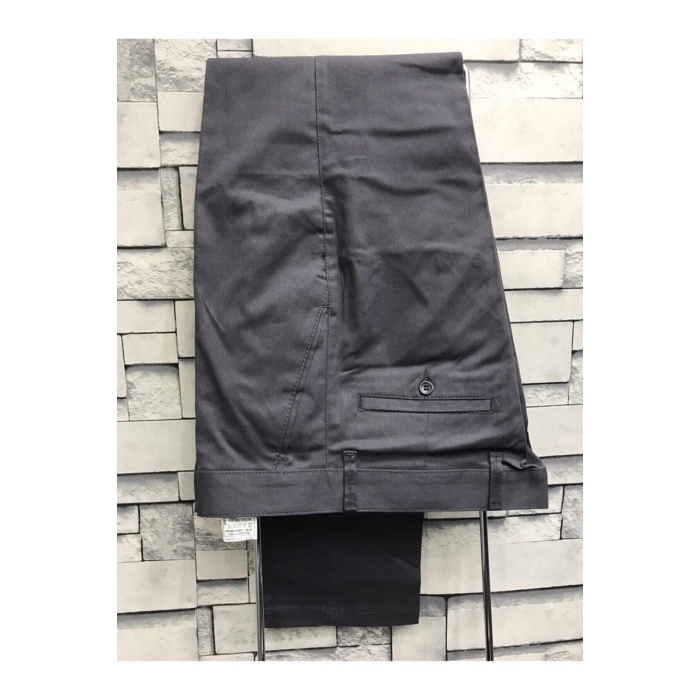 Gri Büyük Beden Erkek Keten Pantolon