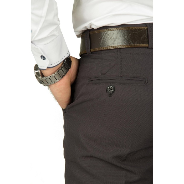 Erkek Armüllü Füme Keten Pantolon, Erkek Klasik Kesim Pantolon