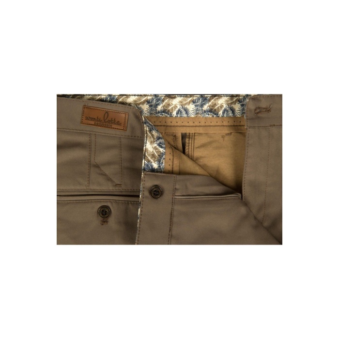 Erkek Armüllü Kahve Keten Pantolon(4)