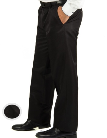 Erkek Siyah Vovv Klasik Kumaş Pantolon