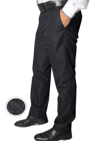 Erkek Eva Black Tensel Kot Pamuklu Yıkamalı Pantolon