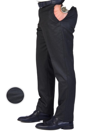 Erkek Füme Poliviskon Regular Fit Kumaş Pantolon