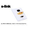 S-link Sl-prz10 Hdmı(180) + Vga-2 + Av-2 Kanal Üst Priz
