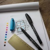 Schneider Topliner 967 | Fineliner 0,4 Mm Keçe Uçlu Kahverengi Kalem