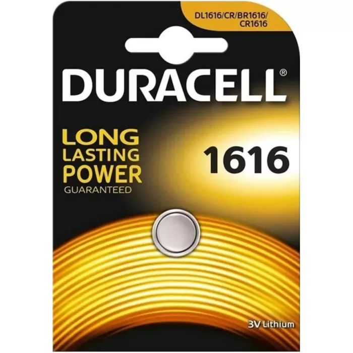 Duracell Düğme Pil 1616 Tekli 3 Volt
