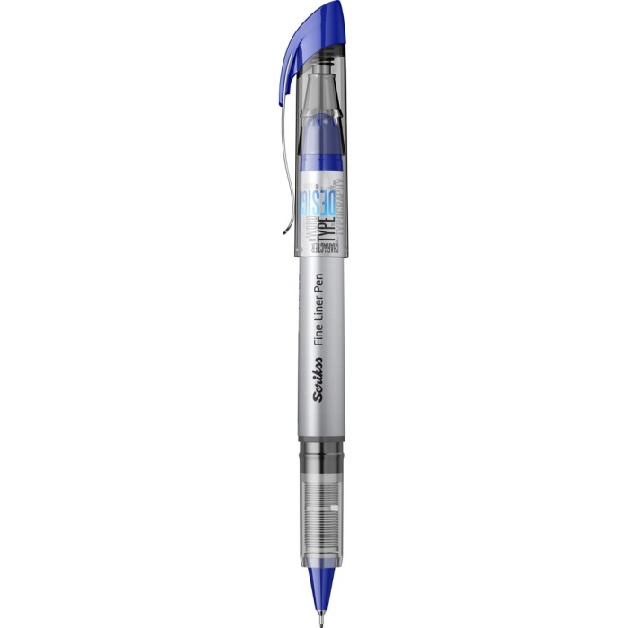 Scrikss Fineliner Tükenmez Kalem 0.6 Mm Mavi | Fl68