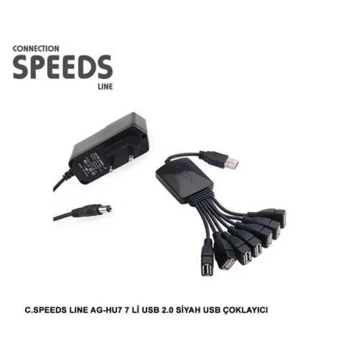 Ag-hu7 7 Port Usb Hub Adaptörlü