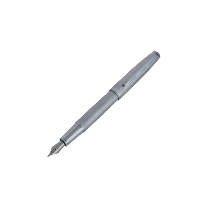 Steelpen Truva 0165 | Desenli Krom Dolma Kalem Kutulu