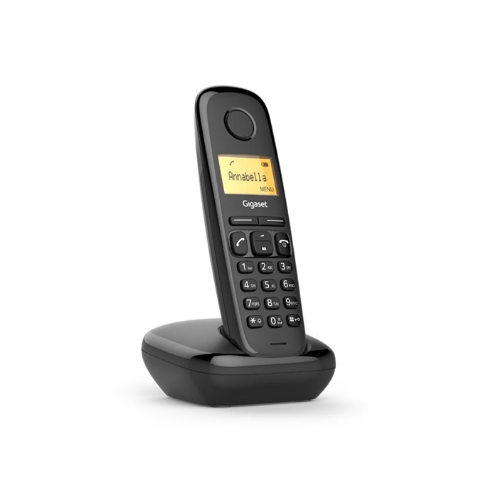 Gıgaset A170 Kablosuz Lcd Ekranlı Telefon Siyah