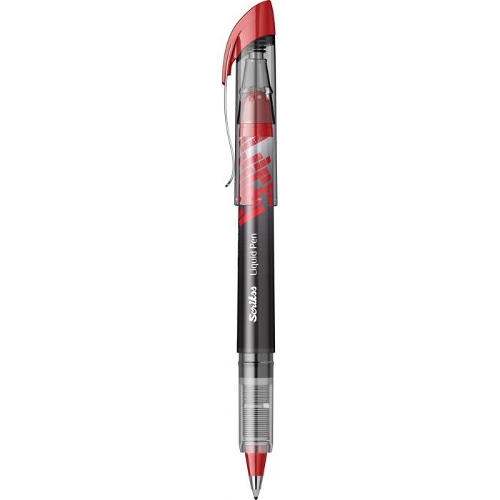 Scrikss Roller Kalem Liquid Pen Konik Uç Kırmızı | Lp-68