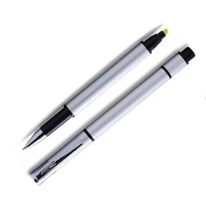 Scrikss Doppio Roller Fosforlu Kalem Siyah - Sarı
