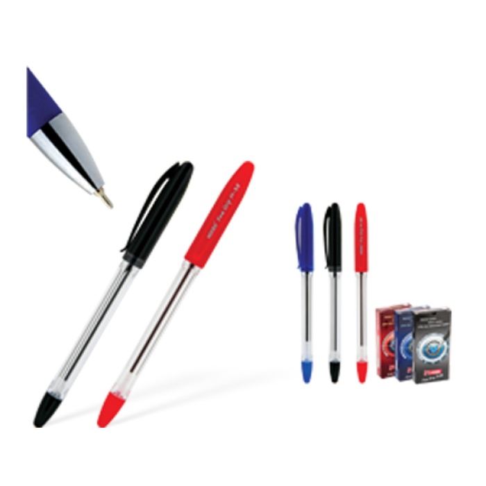 Mikro M-35 Fine Grip | Ofis Tipi Kırmızı Tükenmez Kalem