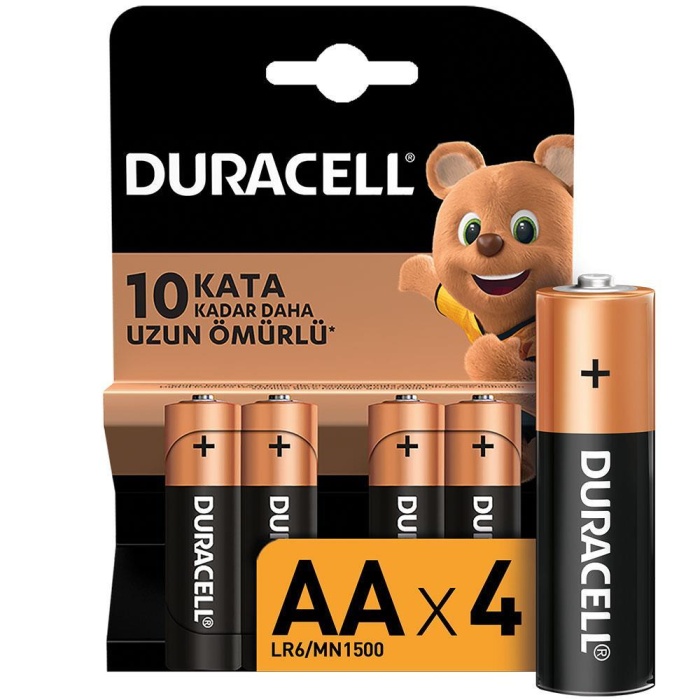Duracell Alkalin Kalem Pil (aa) 4 Lü Kartela
