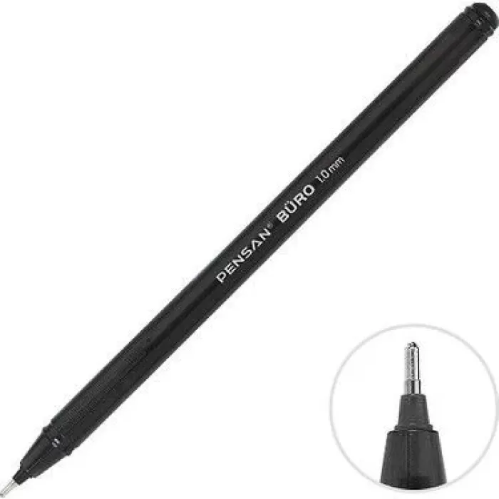 Pensan Tükenmez Kalem Büro 1.0 Mm Siyah 50 Li 2270